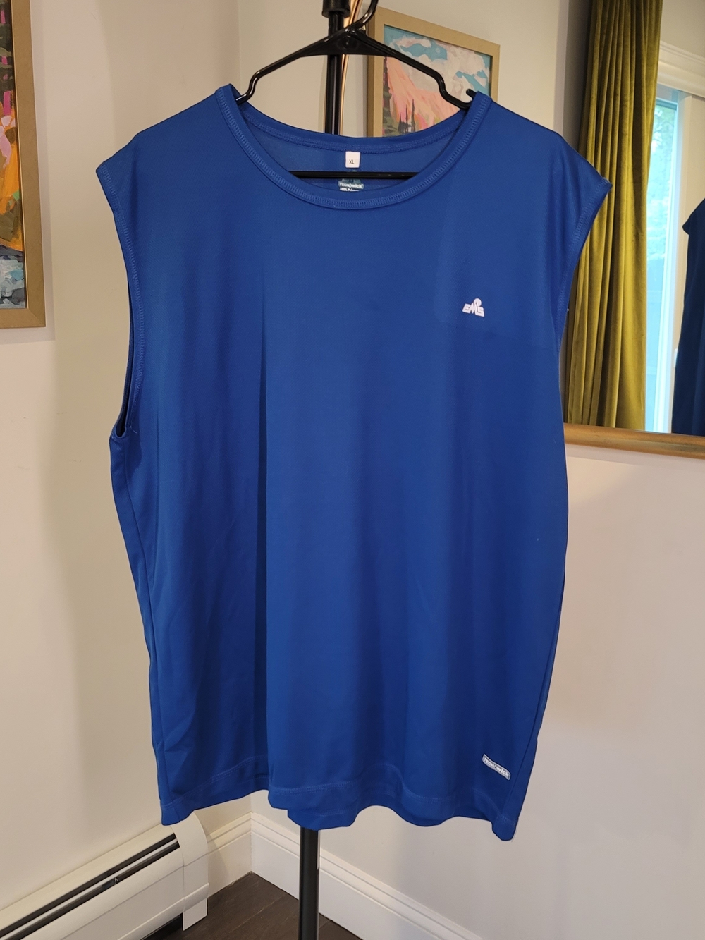 EMS Techowick Salleveless Athletic Shirt Royal Blue Men's Size XL